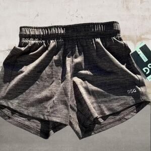 DSG NWT Girls Mid-Rise Gray Athletic Shorts-Size 4/5
